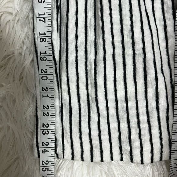 BCBG GIRLS Girls' Cotton Knit Striped Jumpsuit black and white  nwt extra large - Picture 7 of 10